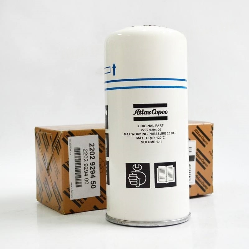 Оригинален ATLAS COPCO AIR COMPRESSOR 2202929400 Маслен сепаратор