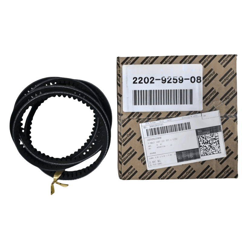 2202925908 ATLAS COPCO V-BELT (SET 2x) XPZ L = 1250 AC за винтов компресор, инжектиран с масло