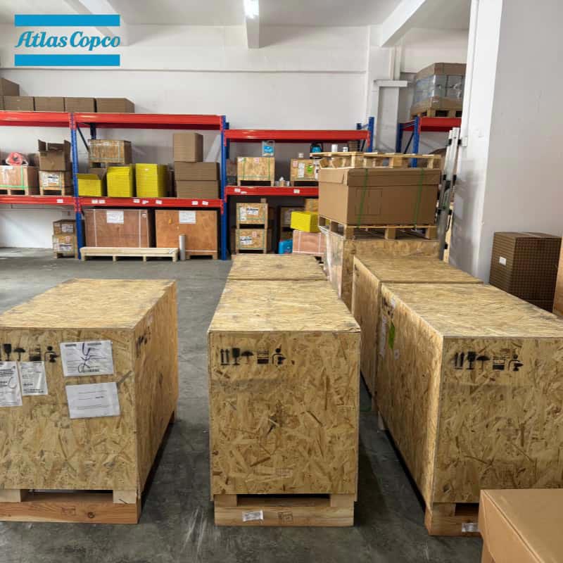 Atlas Copco 1616757591 2902022210 Оригинален въздушен винтов елемент GA GX Серия Компресорна глава