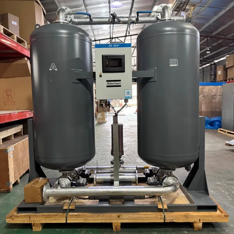 Atlas Copco CD850+ Адсорбционна сушилня за въздух Atlas Copco Оригинална сушилня за въздух