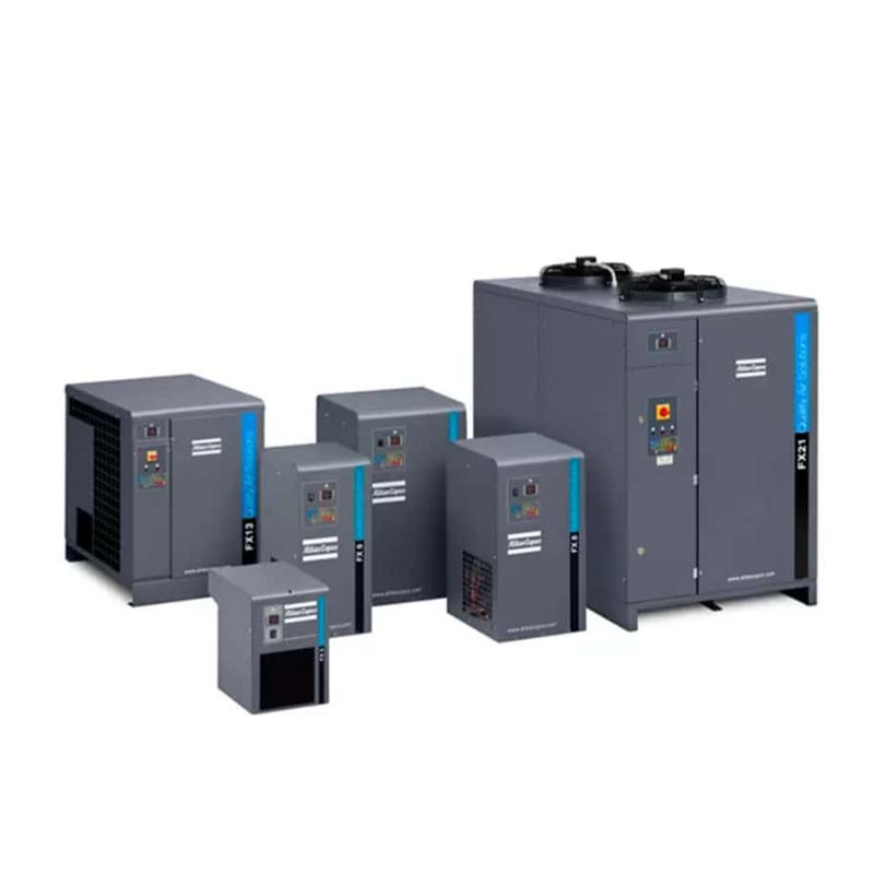 Atlas Copco F285 Изсушител на въздух с хладилен агент 17,1 M3 на минута Истински промишлен изсушител на въздух под налягане 16 бара