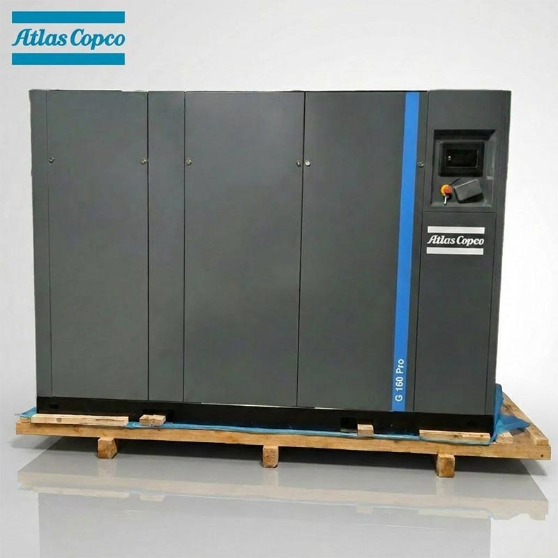 Atlas Copco GA160 Pro 160kW 215HP Маслен инжекционен ротационен винтов въздушен компресор 7.5 10Bar 1543CFM