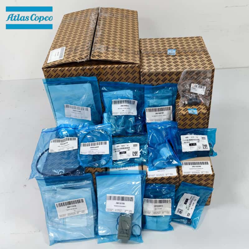 Atlas Copco Оригинален оригинален въздушен компресор Резервни части Маслен сепаратор Филтър Клапан Разтоварващ сервизен комплект Сензор EWD дренаж